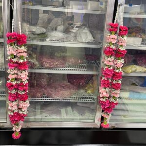 Wedding Garland (5 ft) - Pink Chrysanthemum